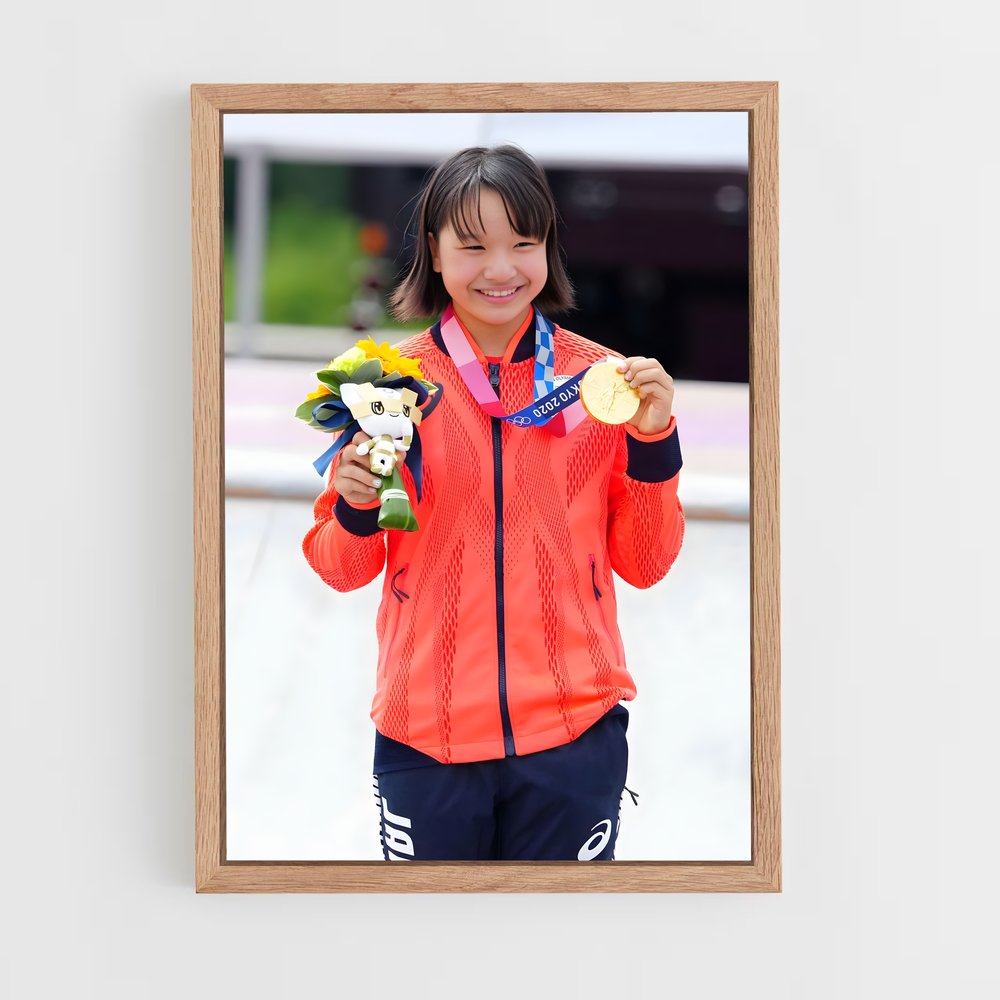 Poster Momiji nishiya – affiche Skateboard (vue 4)